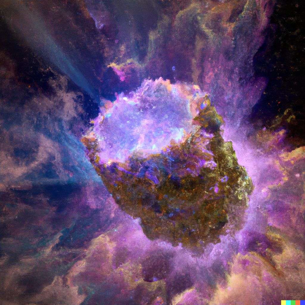 the discovery of gravity, covered in exploding crystals